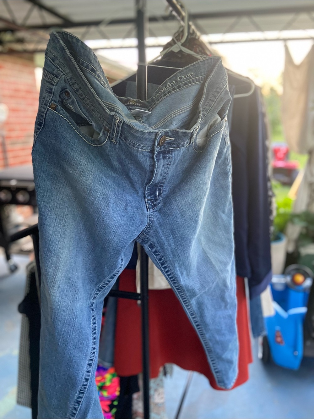 Vintage Jordache women’s Light Blue Slim crop Jeans